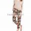 100% viscose side pocketed blush rose floral loose pants women