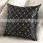 Home Embroidered Grid Pillow Boster Case Sofa Cushion Cover