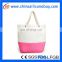 Cotton Rope Handle Canvas Beach Tote Bag