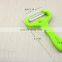 ABS plastic handle ceramics head pare peel cutter tool /peeler/zester for safe kitchware