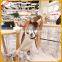 Top quality genuine 100% fox fur hand bag soft fashion leather bag