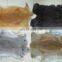 Big piece and soft raw color tanned rabbit skin