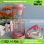 Glass Liner Infilter PP Plastic Cup With Lid And Straw , Handle