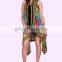 Indian Women Kimono Jacket Dashiki Cardigan Long Top Blouse Beach Turquoise Cover Up Dress