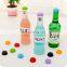 2016 new design Non-toxic Soft beer saver reusable custom silicone bottle cap