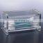 Round clear PMMA cotton storage box plexiglass cotton box acrylic cotton swab box