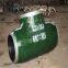 Carbon Steel Cross Tee Used For Water Din2605 Electro Polish 