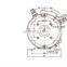 Carbon Brush Motor Hydraulic 24Volt dc motor 3 kw/3000W With 127mm Outside Diameter