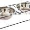 New Type Top Sale Iran Frame+Stainless Pet Food Bowl