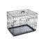 In Stock Commercial Pet Stainless Steel Cages Metal Kennel Mesh Pet Dog Cage