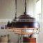 Hot Selling Antique Industrial Wrought Iron Balcony Wind Pot Cover Pendant Lamp
