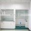 Laboratory fume hood with fume scrubber lab fittings and PP sink water faucet