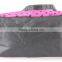 Handy pot red rose cosmetic bag with lovely bowknot
