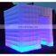 Customized Colorful LED Inflatable Photo Booth With LED Tube Lights For Hot Sale