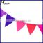 Fabric Bunting Banners 100% Durable Cotton Small Size Kids Flag Multi Colorful Flags For Parties, Holidays, Birthdays-Gre PLC005