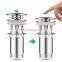 Vessel bathroom Slivery Luxury Pop up drain waste
