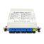 1x8 SC UPC/APC LGX Box PLC Optical Splitter Single Mode LGX Module PLC Splitter 1x8 LGX PLC Splitter