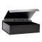 Ready to ship shallow black scratch resistance a3 magnetic present packaging boxes