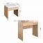 Dressing Table With Flip-Up Mirror And Stool