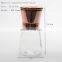 New Design Kitchen Accessories Copper Plating Stainless Steel Salt And Pepper Grinder with Rose Gold Lid