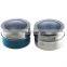 High Quality 3oz Stainless Steel Magnetic Round Containers For Lip Balm, Empty Tin Containers