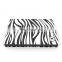 Custom Shape Zebra Grain Eyeshadow Palette 6 Hole Makeup Palette Cardboard Cosmetic Package Oem