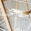 Hot Sale Dirty Clothes Basket Laundry Sorter Cart Bag Double Laundry Hamper Basket