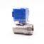 AC/DC 9V~24V motorized water valve CR05 wiriing wires control with signal feedback