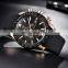 BENYAR 5140 Men Quartz Watches Silicone Band Wristwatch 3atm Water Resistant Black Silicone Watch for Men