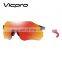 Sports Sunglasses Protection Cycling Glasses with 3 Interchangeable Lenses UV400 for Cycling, Baseball,Fishing, Ski