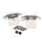 2 Pack Self Closing Cabinet Door Hinges Satin Nickel