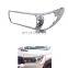 MAICTOP car exterior parts headlight trim for Hilux revo 2016 chrome head light cover
