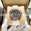 Top 1:1 Men's 316L Stainless Steel Rainbow Diamond Infinity Loop Bezel Luxury Waterproof Custom Logo Mechanical Watch