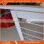 YY Home aluminum plantation shutter in white matching bi-fold and sliding window