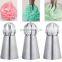 Cream Decoration Mouth Silicone Pastry Nozzle Cream Dessert Cake Biscuit Kitchen Baking Baking Decoration Tools Accessories 3pcs