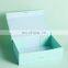 Hot Fancy Magnet Box Carton Black Flat Luxury Magnetic Folding Storage Paper Gift Box Packaging With Ribbon For Hair