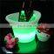 Waterproof Plastic LED Ice Bucket Color Bars Nightclubs LED Light Up Champagne Beer Bucket Bars Night Party