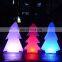 commercial Christmas decorations /event wedding rechargeable PE plastic led tree star snow led Christmas decorative lights