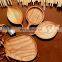 Hot Sale Large Wooden Leaf Coasters, Handcarved Ash Wood Coasters Table Vietnam Supplier