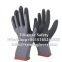 15G nylon spandex liner micro foam coated firm grip best gloves for construction workers