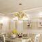 luxury hotel crystal pendant lamp brass antique chandeliers cristal gold chandelier