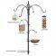 Heavy Duty Garden Shepherds Hooks for Outdoor, Premium Metal Shepherds Hooks, Height Adjustable Bird Feeder Hanger, Hanging Basket Hooks 37” Inch Tall Hanging Plant Hooks