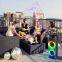 ZQS10215 super power 60W wireless 10-inch*2  deep bass OEM party speaker with colorful lights