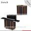 Professional make-up case, hair stylist cosmetic display case with trolley and many trays