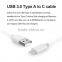 High Quality Reversible 3.0 Type C to A USB Data Cable for Mobile