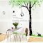 Removable Wall Stickers Environmental Green treetops study bedroom living room TV wall background trees bird dining wall sticker