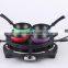 900W Raclette Grill With Temperature Thermostate For 6 Persons RG-206 WITH Stone Plate