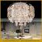 electroplate lamp base home lighting led crystal pendant light