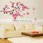 ZY6008 Cherry Blossom Wall Poster Waterproof Background Wall Sticker Stickers for Living room Bedroom Cafe Home Decor Decal Deca