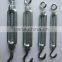 Stainless Steel AISI 316 or 304 Turnbuckles din 1480 with hook and eye in rigging hardware manufacturer